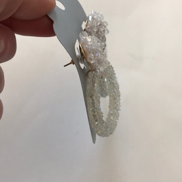 Glitter and Bead Earrings - Picture 4 of 4